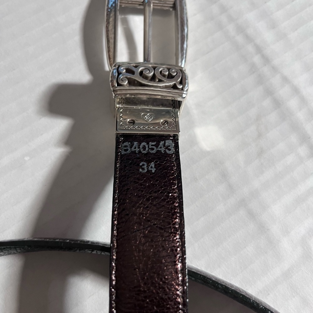 Brighton bronze silver women’s Y2K boho western belt. Size 34-38 - Picture 5 of 13